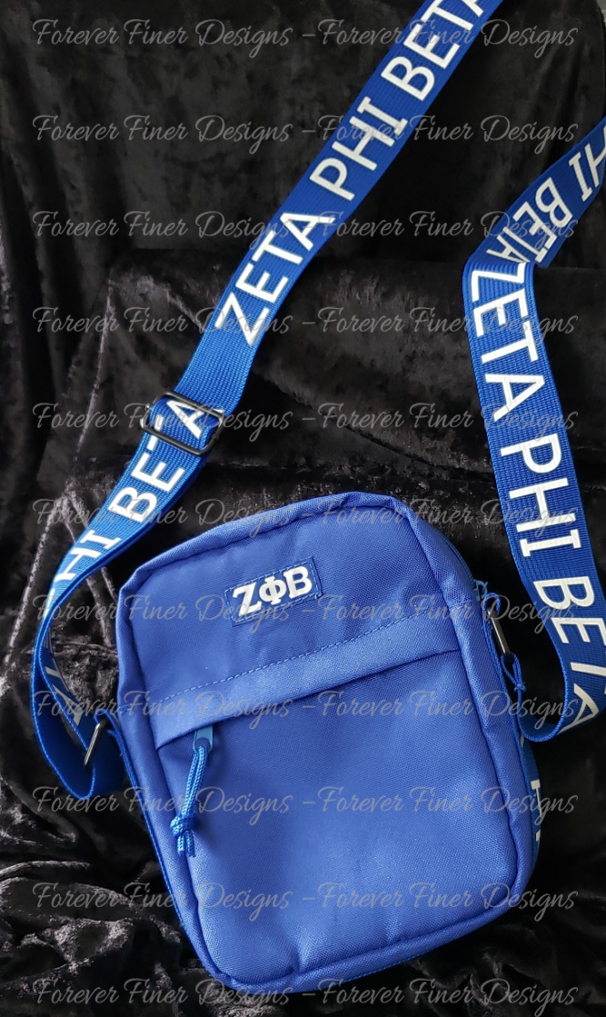 Zeta Phi Beta Adjustable Purse Strap Black